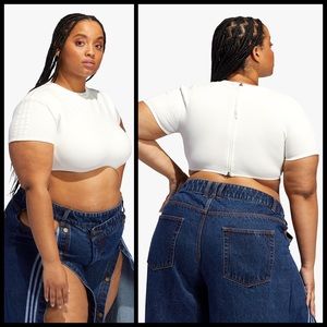 NWT adidas x IVY PARK Off White 2021 Rodeo Crop Top